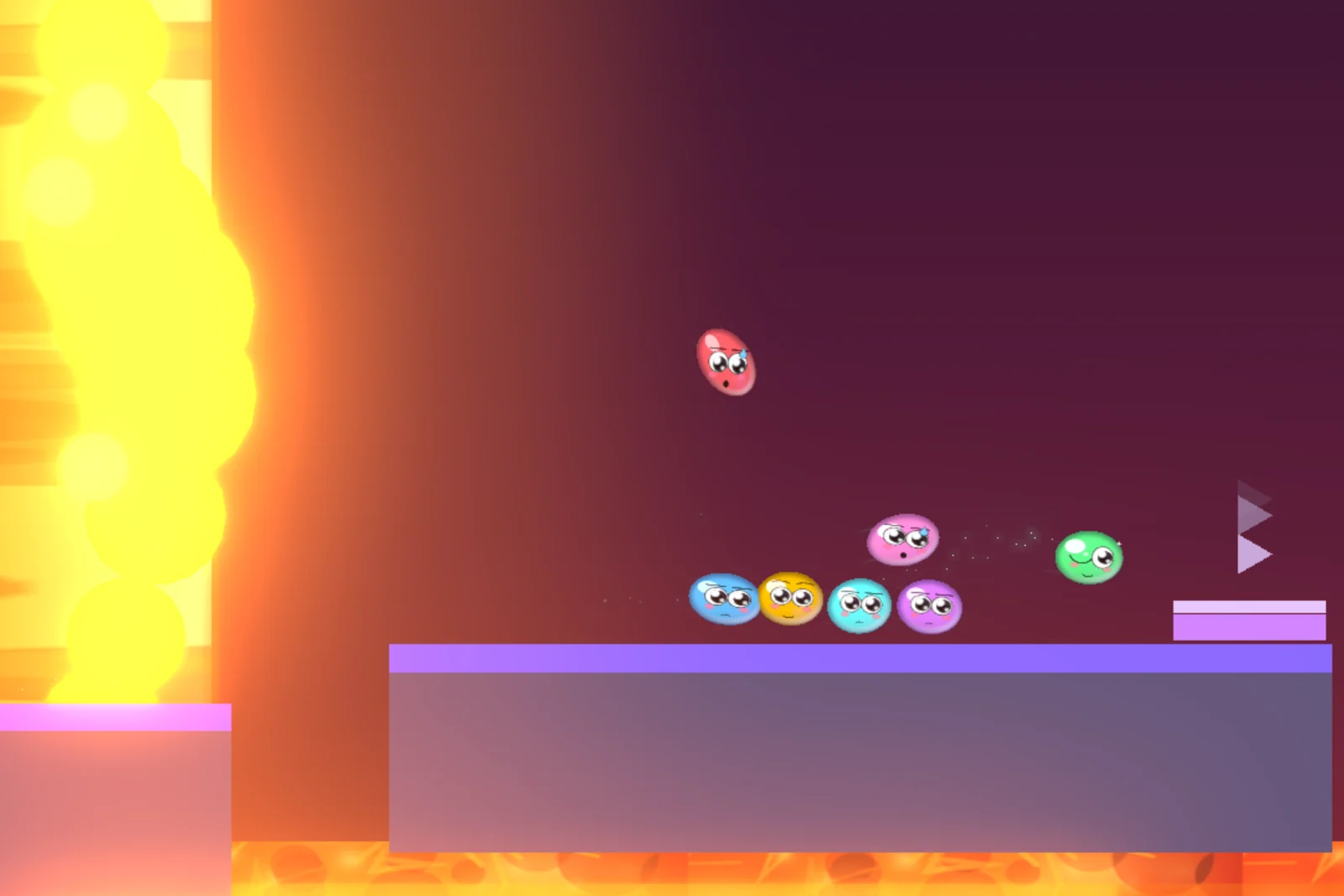Lava Run gameplay